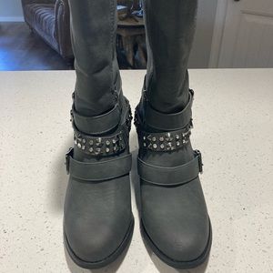 Not Rated brand boots. Worn once. Great condition Purchased at Buckle for $75.00